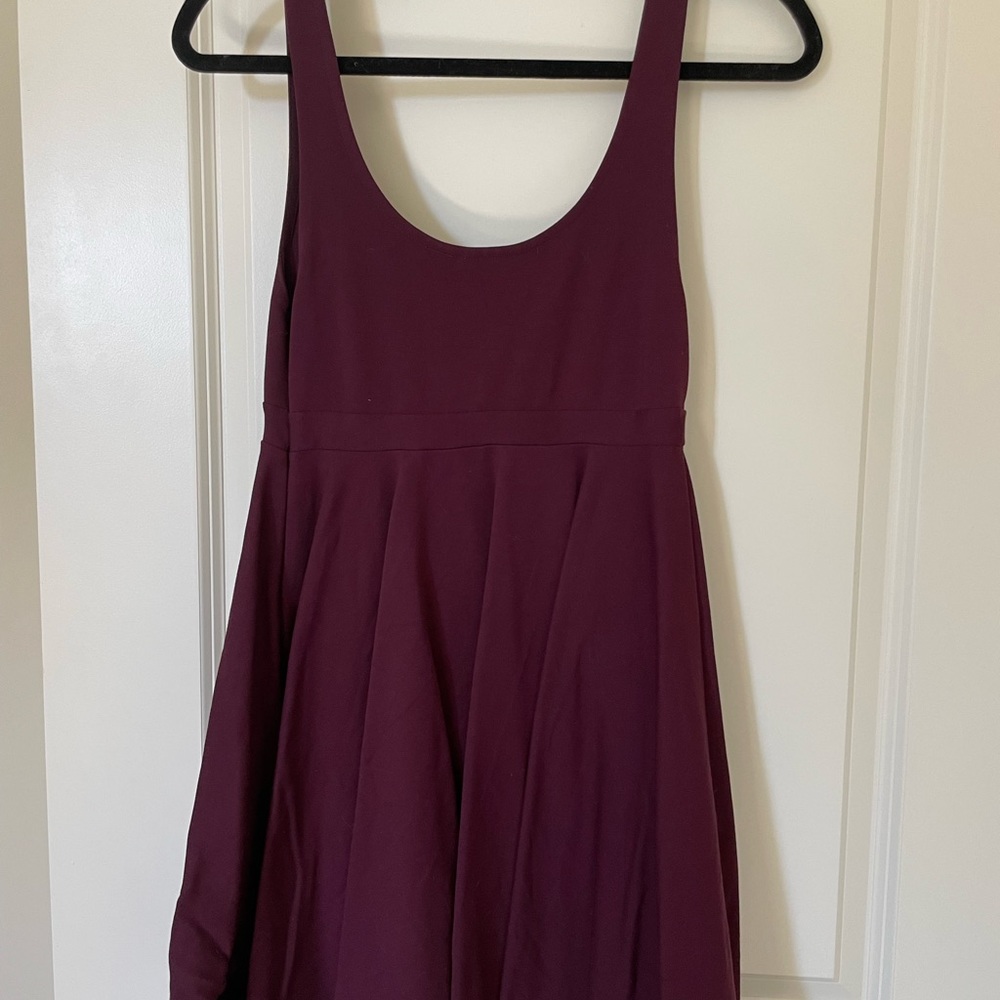 Alice & uo dress | burgundy | size s